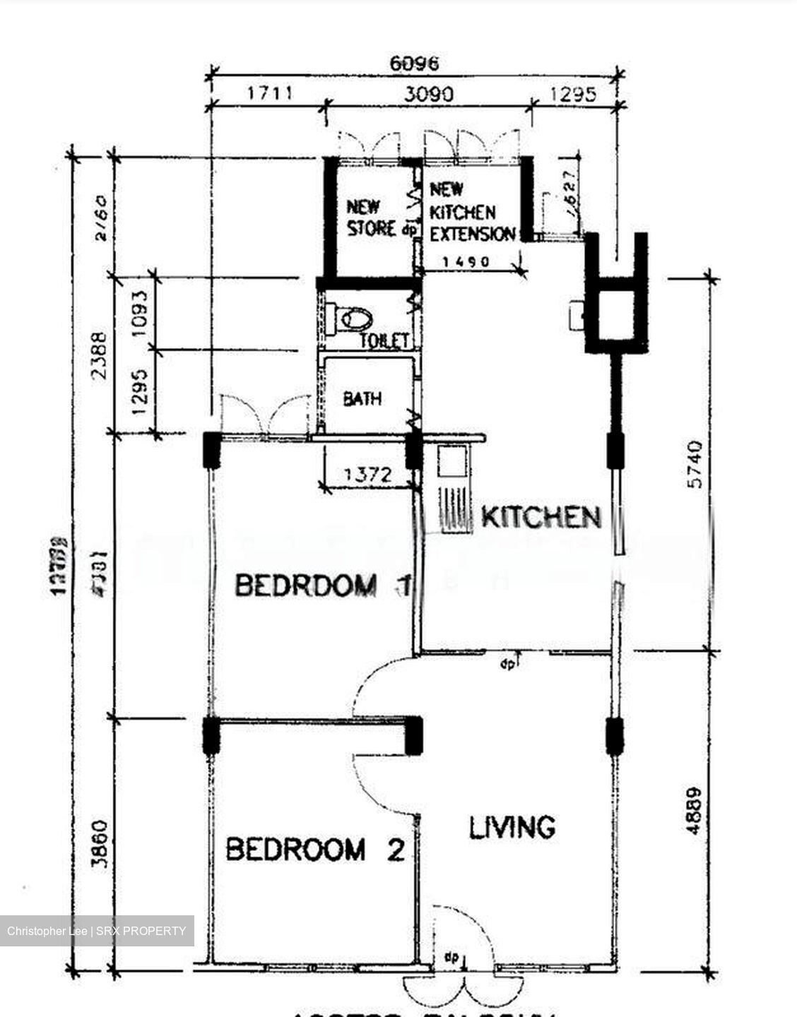 Blk 111 Ho Ching Road (Jurong West), HDB 3 Rooms #522702491